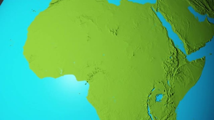 地球与索马里的边界图形
