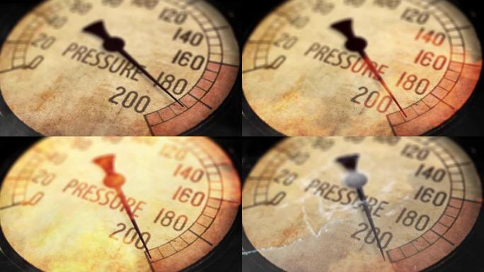 临界模式机架聚焦的蒸汽压力表