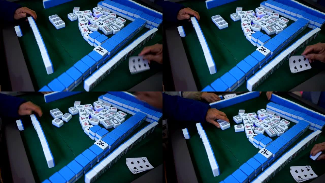 中国麻将牌游戏娱乐