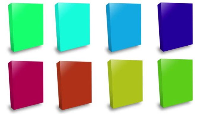 概念视频选择盒子的颜色