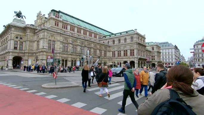 奥地利首都维也纳的城市生活。