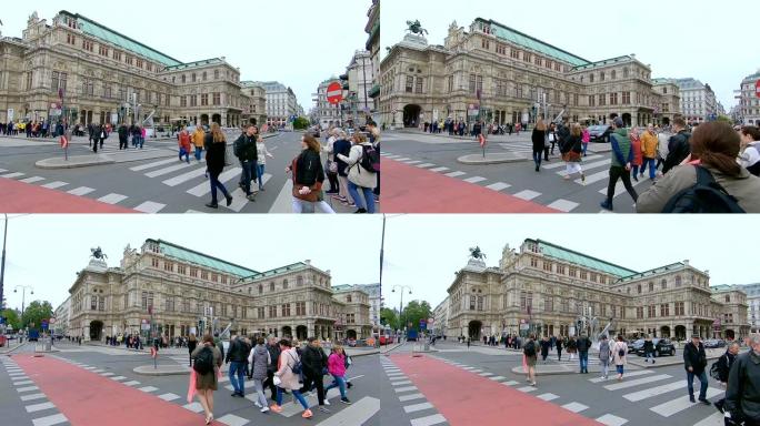 奥地利首都维也纳的城市生活。