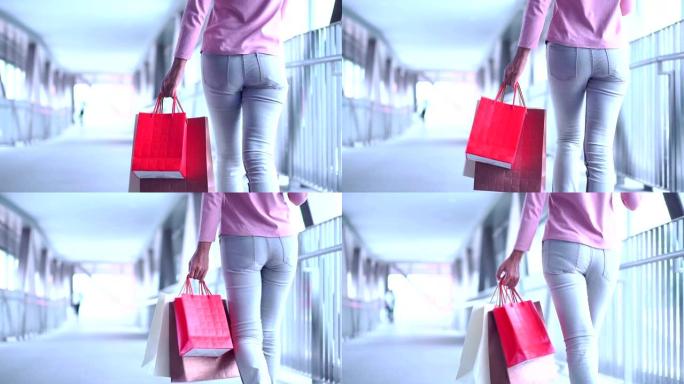 亚洲十几岁的女性喜欢购物。