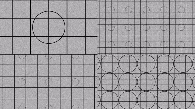 带圆圈的抽象背景网格版本A 17