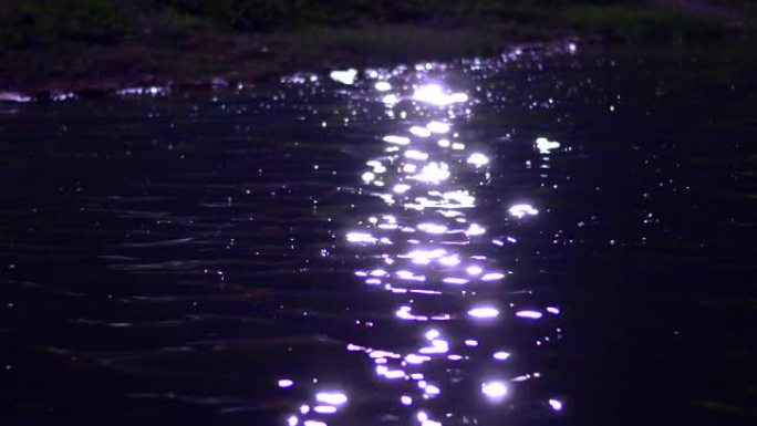 河水反射的眩光