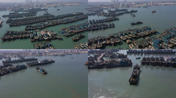 石狮祥芝港码头渔船