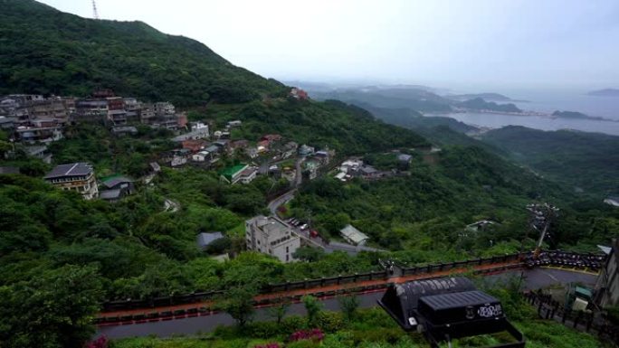 台湾山东海九份村景观