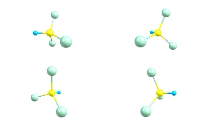 旋转氯仿分子视频