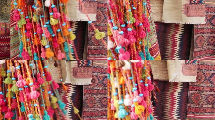 伊朗伊斯法罕的波斯地毯市场