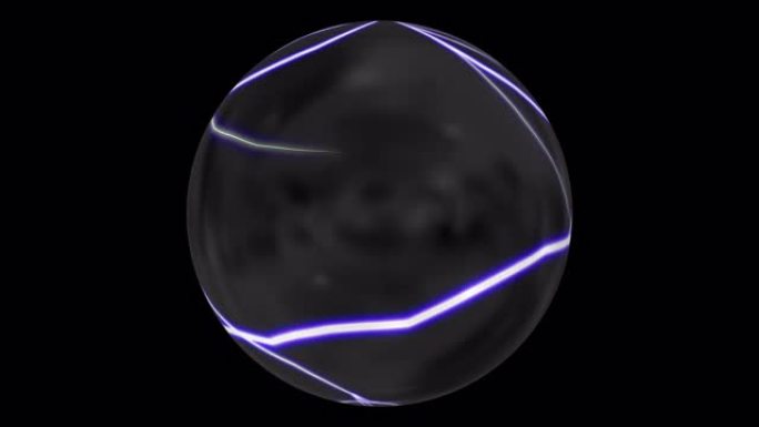 算命的神奇水晶球。放电。对命运、未来的预测
