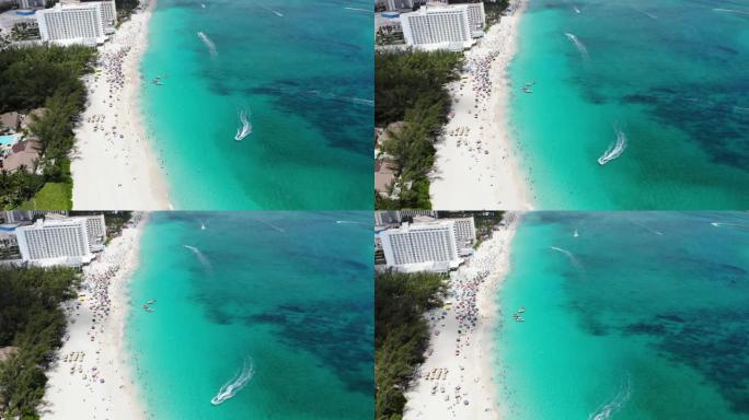 巴哈马天堂岛 -- 美丽的绿松石 -- 水上海滩、酒店和度假村