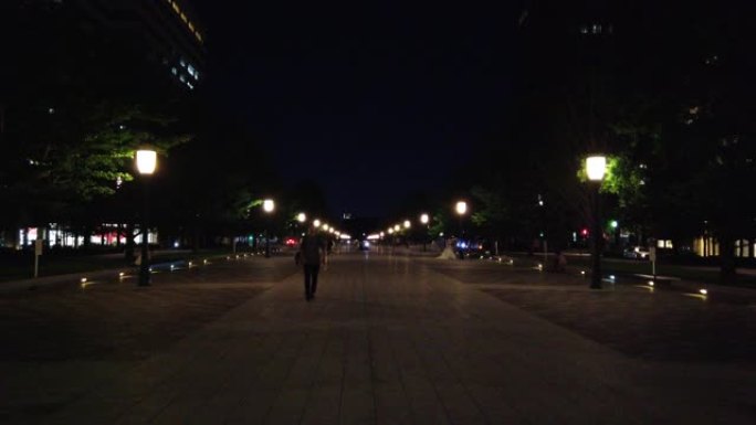 日本东京大手町，夜景