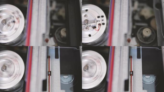 VHS录音机磁带传输机制