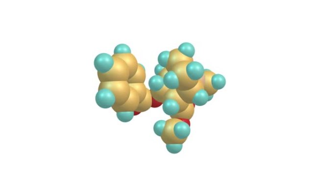 旋转分离可卡因分子