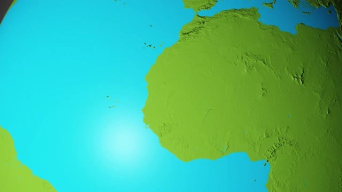 地球与尼日尔的边界图形