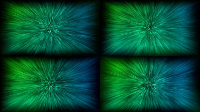 绿色粒子的爆发动画视频背景