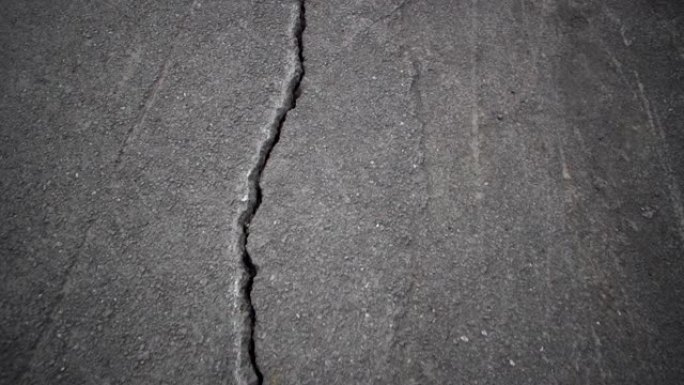 旧路面路面断层。