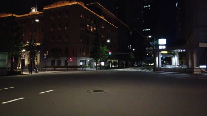 日本东京大手町，夜景