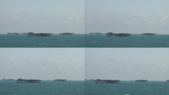 里海石油平台