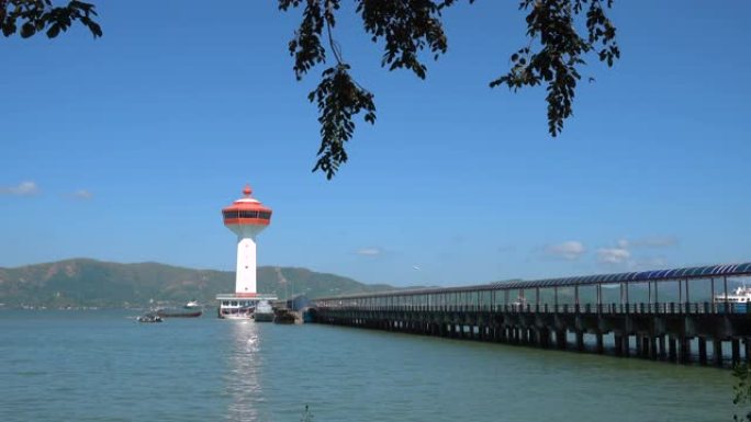 安达曼海灯塔，泰国拉廊缅甸边境海关和移民局。