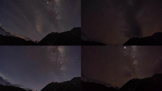 新西兰银河系库克山，延时视频