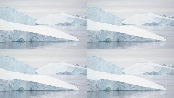 格陵兰北冰洋沿岸的冰川