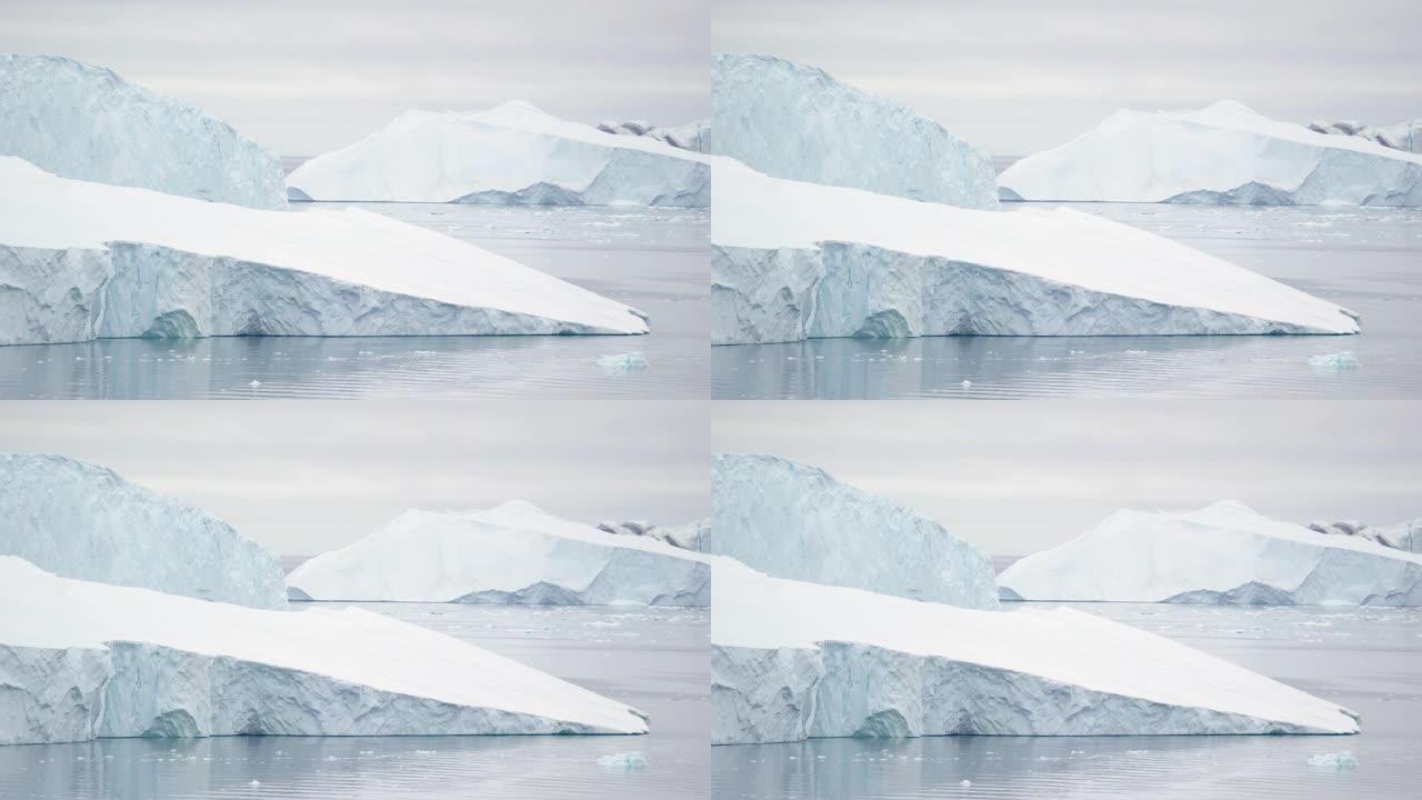格陵兰北冰洋沿岸的冰川