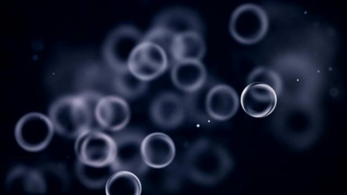 4k结果气泡背景-无缝循环股票视频