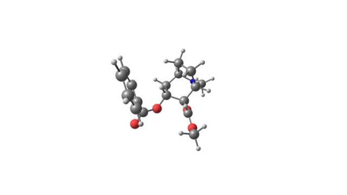 旋转分离可卡因分子