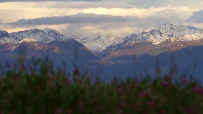 吉尔吉斯斯坦的天山山脉