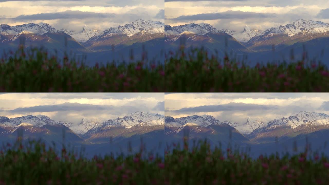 吉尔吉斯斯坦的天山山脉