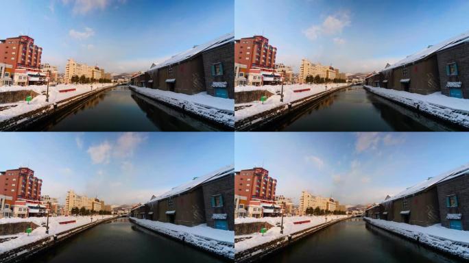 日本北海道的小樽运河