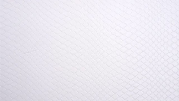 停止运动白色皮革纹理背景奢华垃圾颜色表面真正的抽象宏观特写。4k 3840 × 2160视频素材