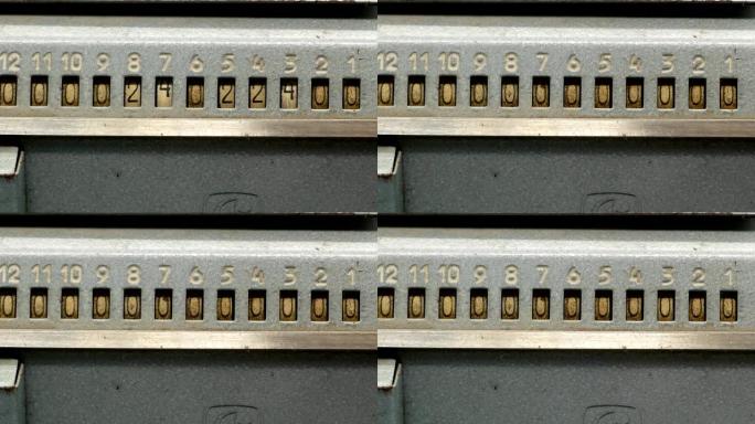 旧苏联机械计算器加法机4k