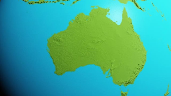 澳大利亚地球图形