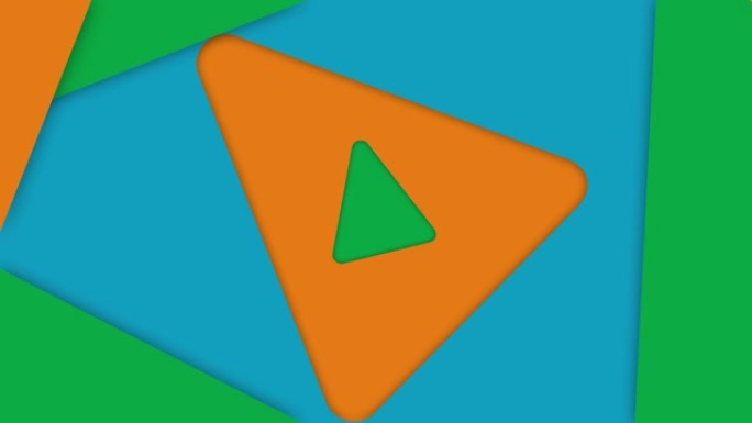 无限循环彩色三角形动画快速