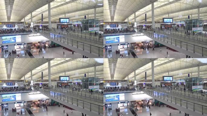 实时视频在香港国际机场到达大厅等候的人每年处理超过7000万名乘客。