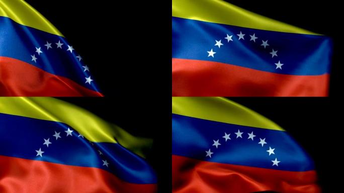 委内瑞拉国旗飘扬
