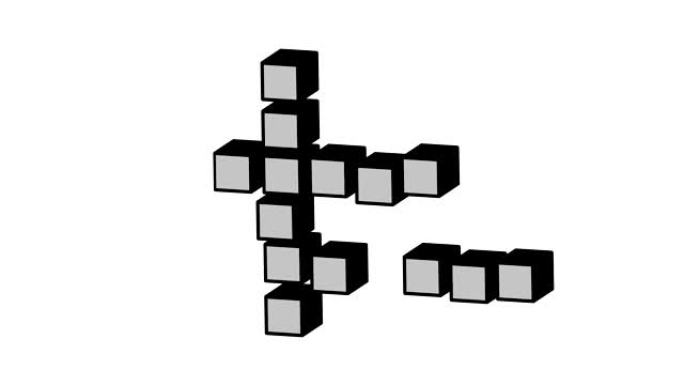 立方体形状的动画