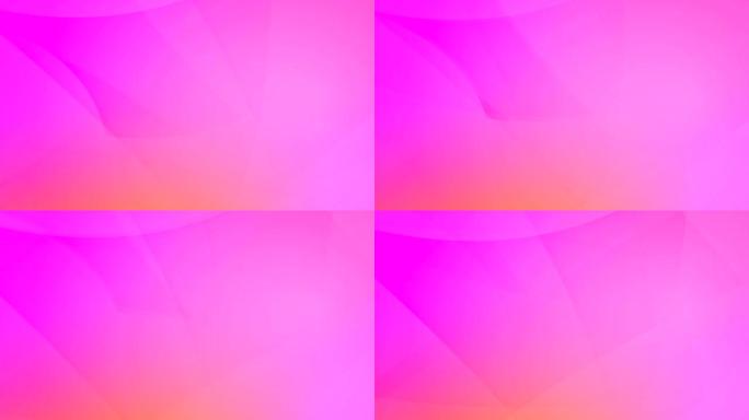 倾斜、圆角和弯曲的抽象洋红色、紫色几何形状、圆形相互啮合和浮动环无缝4k背景视频