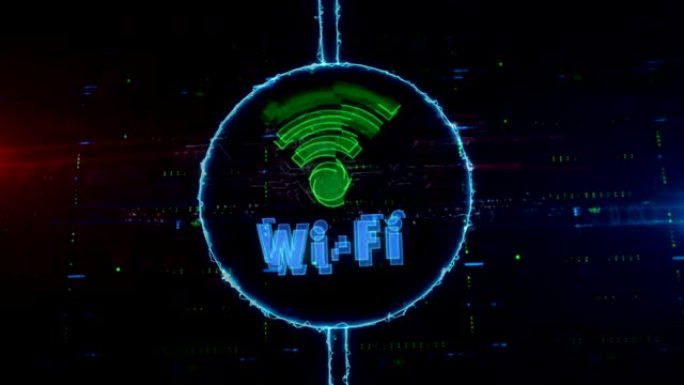 电圈内Wifi通信全息图