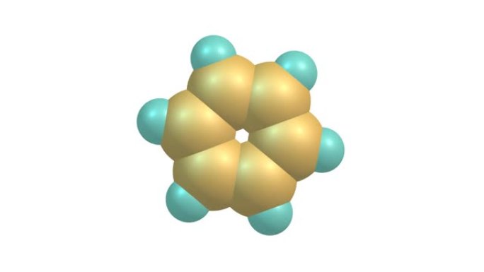 旋转分离苯分子视频