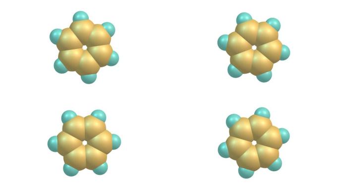 旋转分离苯分子视频