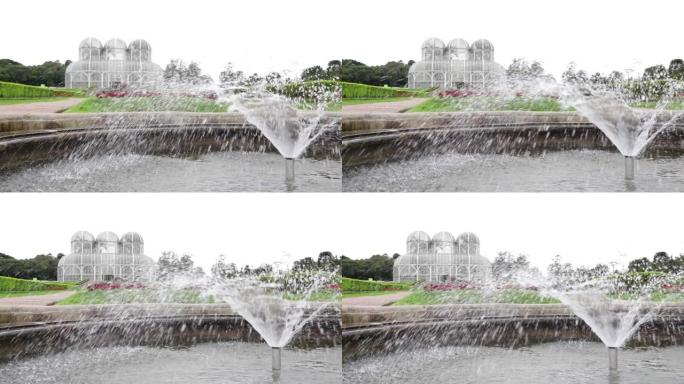 巴西库里蒂巴植物园喷泉