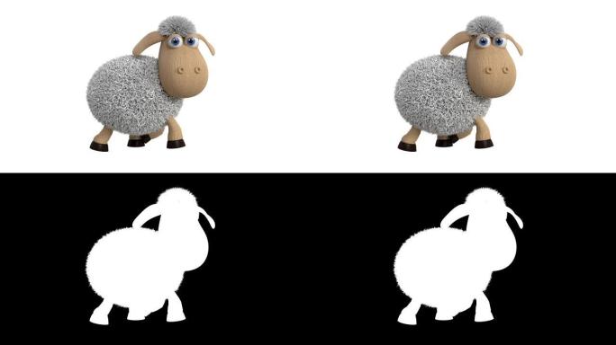 搞笑白羊的3d动画