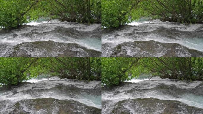 克罗地亚Damaltia Sibenik附近的Skradinski瀑布，Skradinski Buk