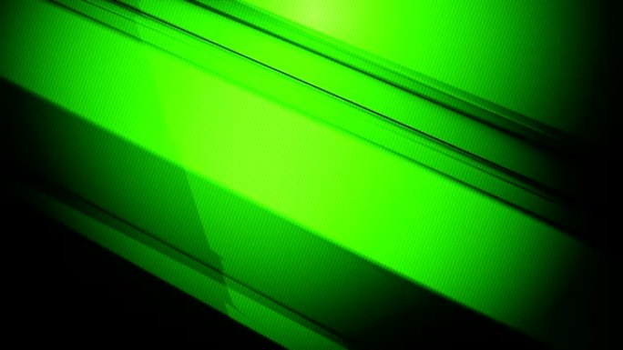 绿色对角线3d矩形尖锐棱镜和长方体在彩色渐变背景上缓慢转动和旋转4k可循环运动视频，用于技术、通信、