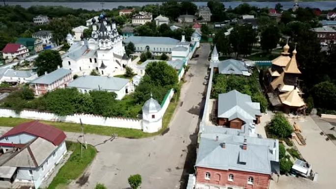 俄罗斯地标三位一体和圣母领报修道院
