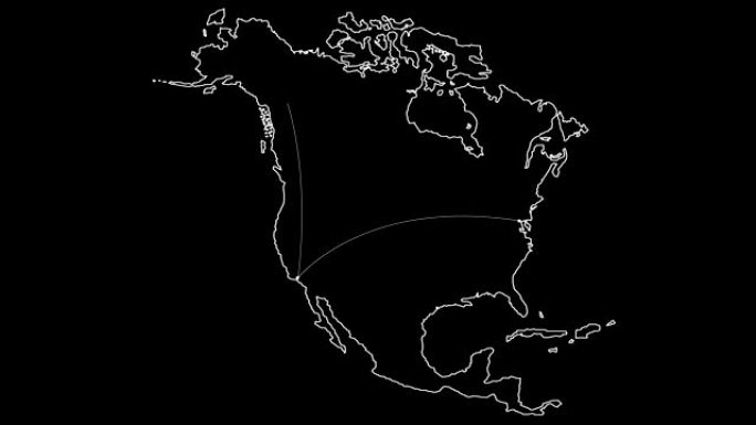 北美动画地图