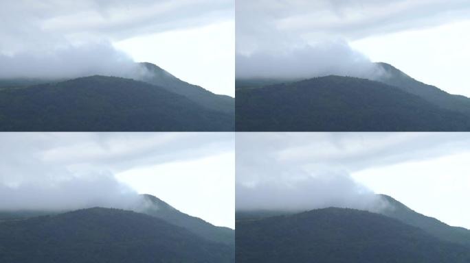 雨云越过山丘